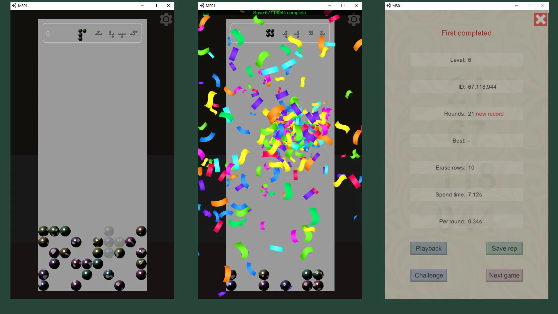 Изображение игры: The puzzle of blocks