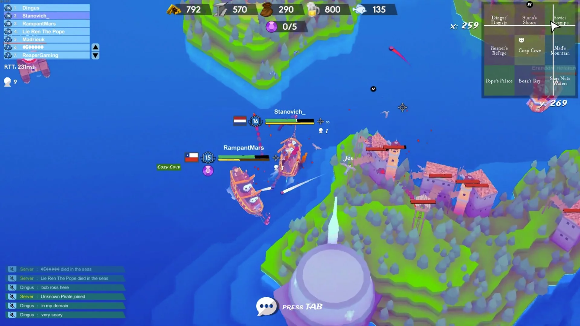 Изображение игры: Piratopia