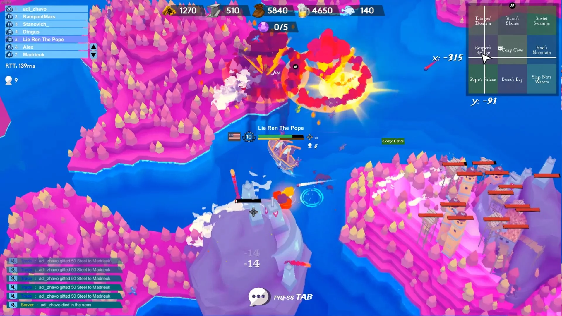 Изображение игры: Piratopia