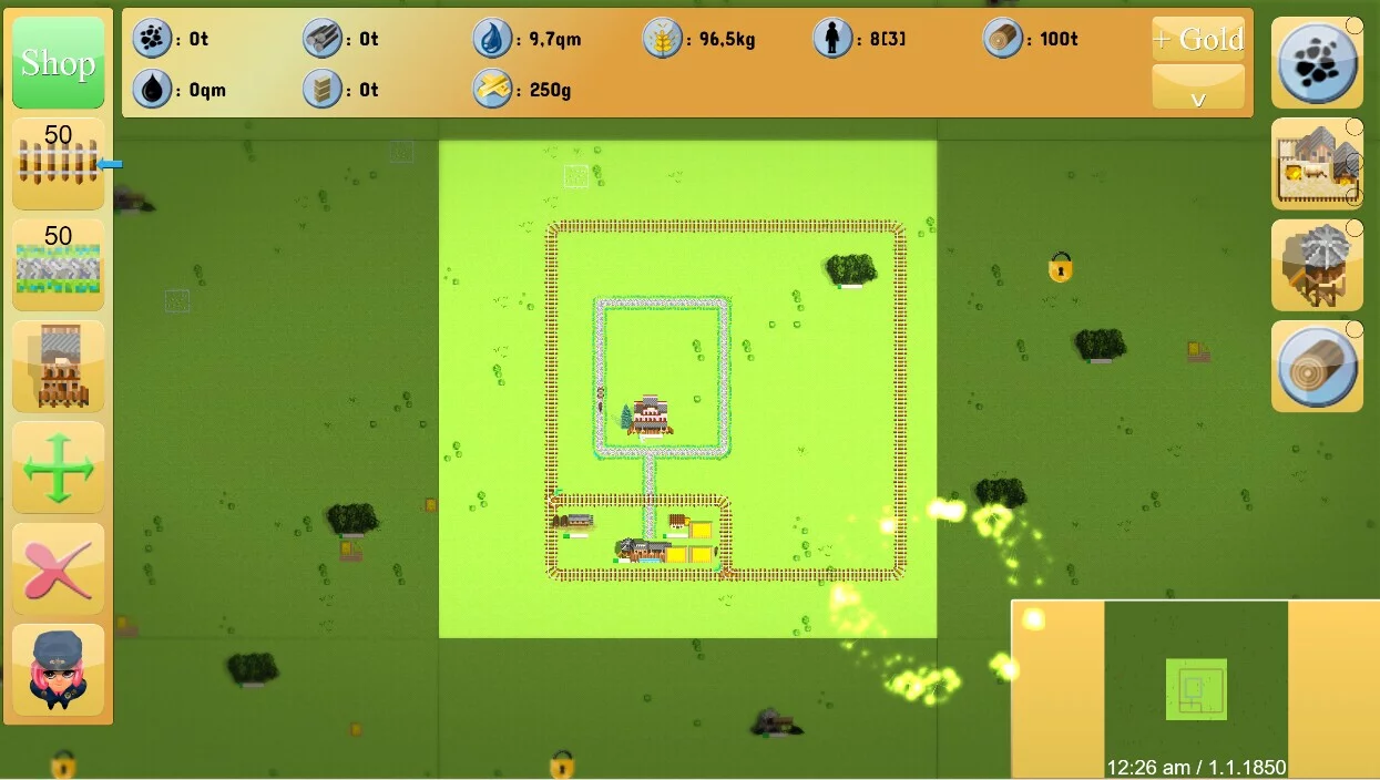Изображение игры: TrainCraft