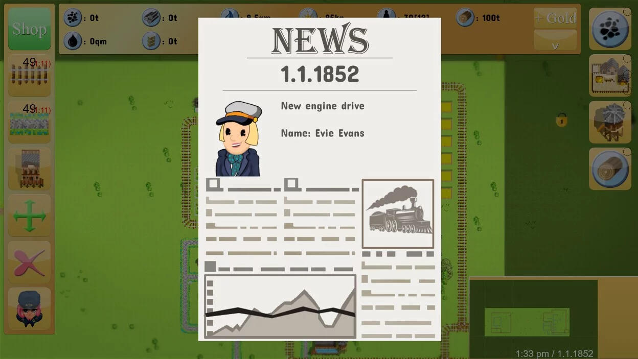Изображение игры: TrainCraft