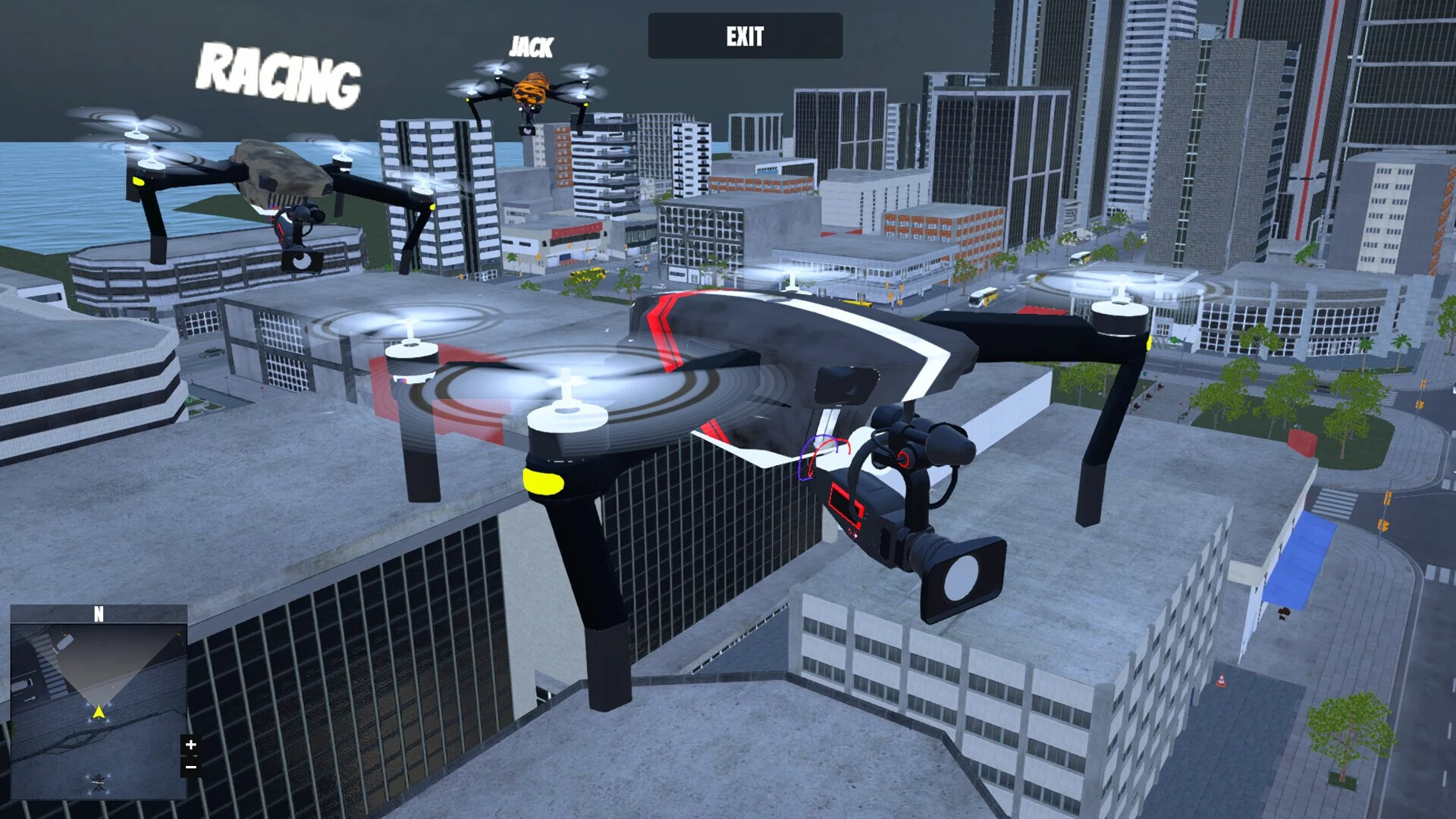 Изображение игры: Multiplayer Drone Simulator