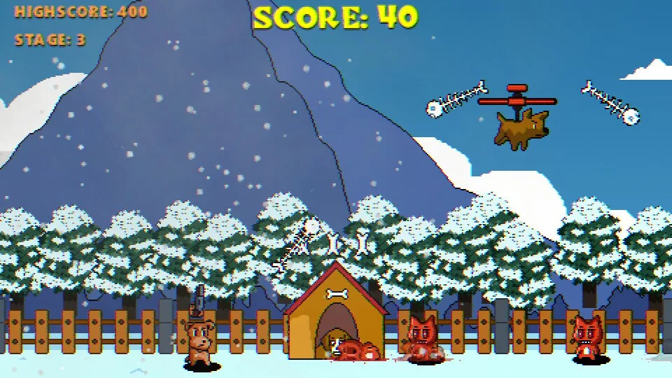 Изображение игры: Cat Attack