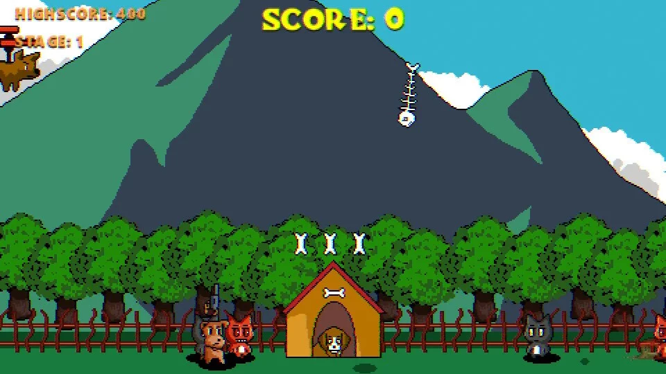 Изображение игры: Cat Attack