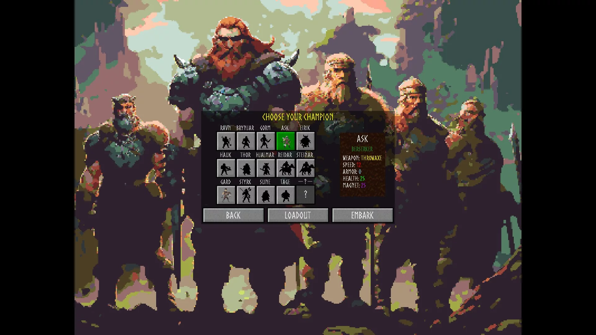 Изображение игры: Ragnarok Survivors: Valhalla