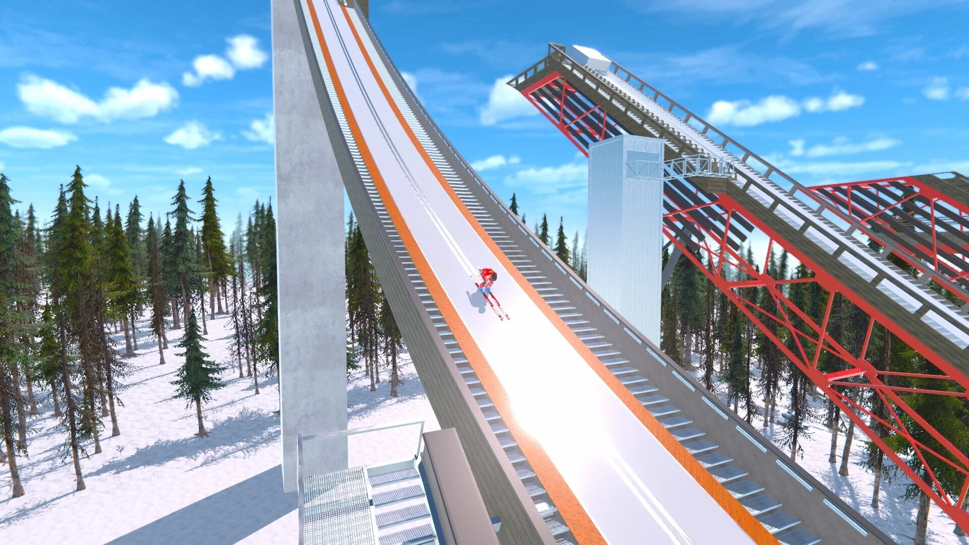 Изображение игры: Ski Jumping PVP