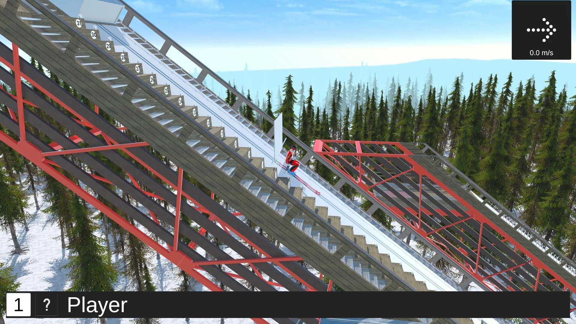 Изображение игры: Ski Jumping PVP