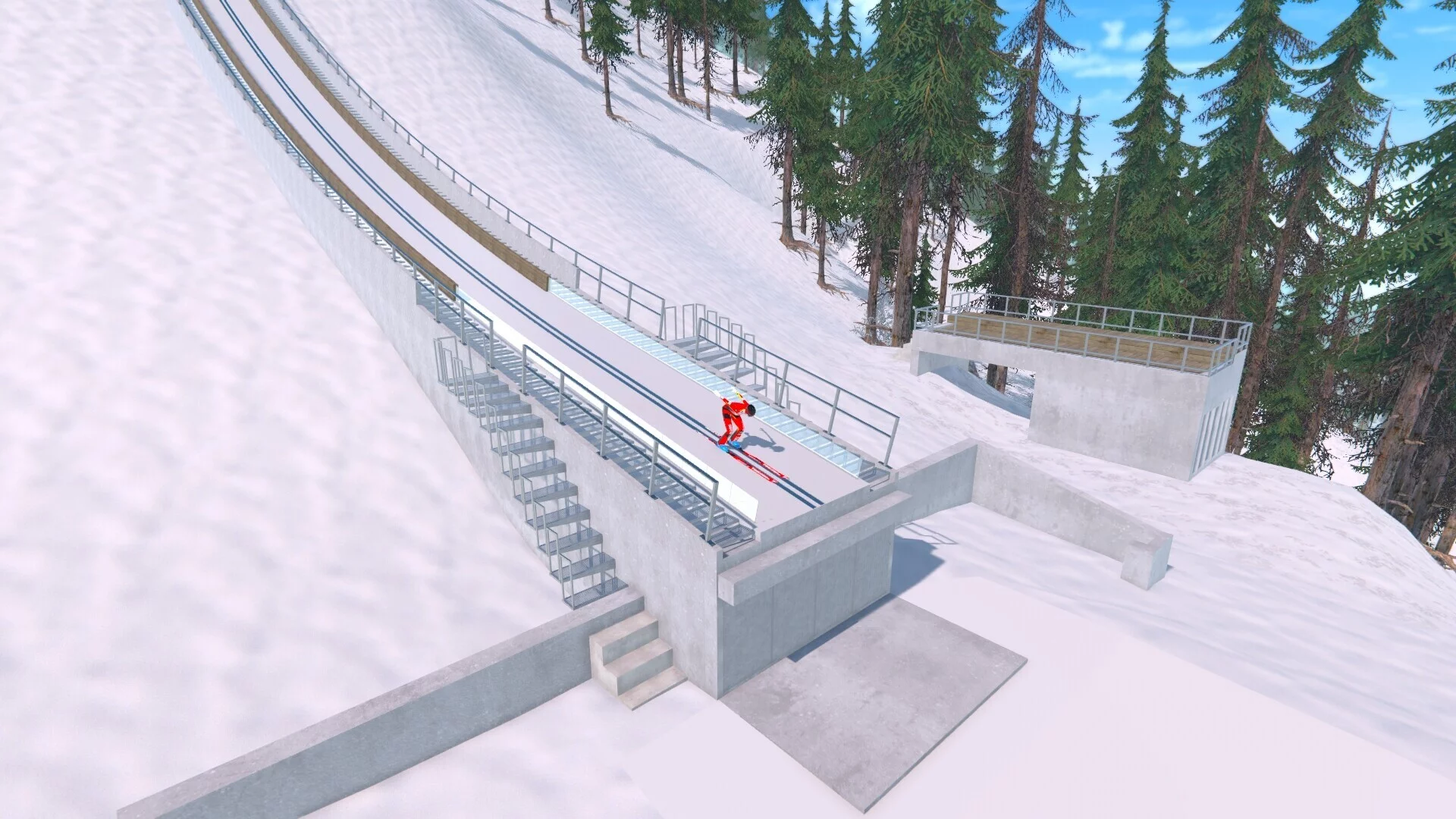 Изображение игры: Ski Jumping PVP