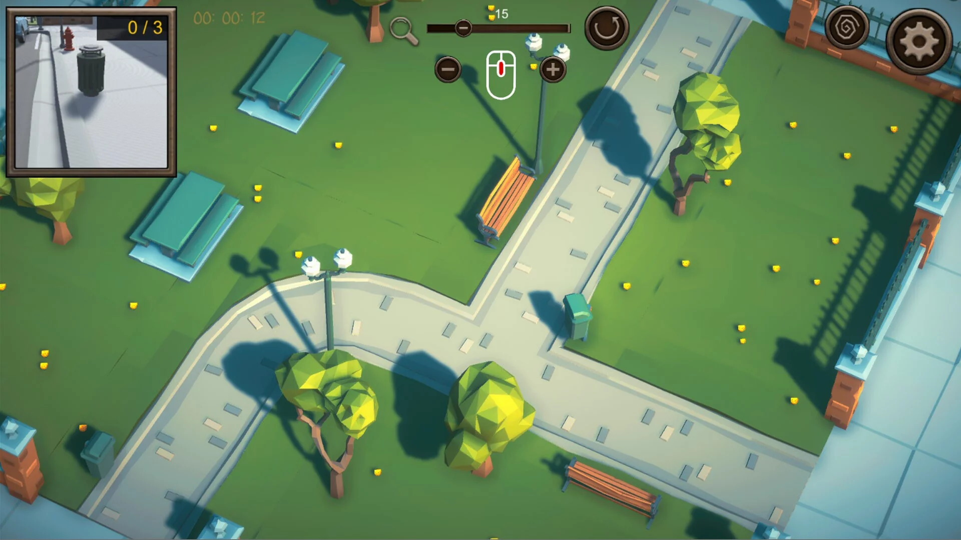 Изображение игры: Hidden City Top-Down 3D