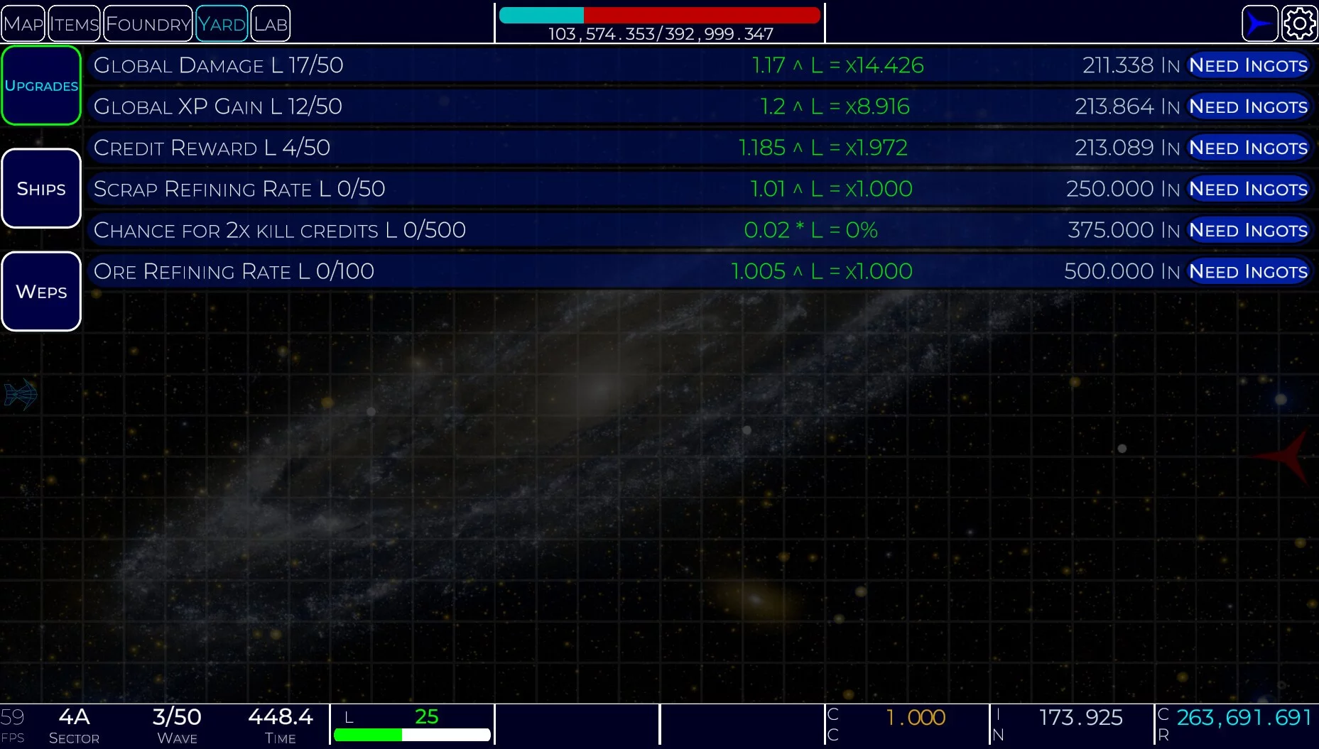 Изображение игры: Idle Space Navy