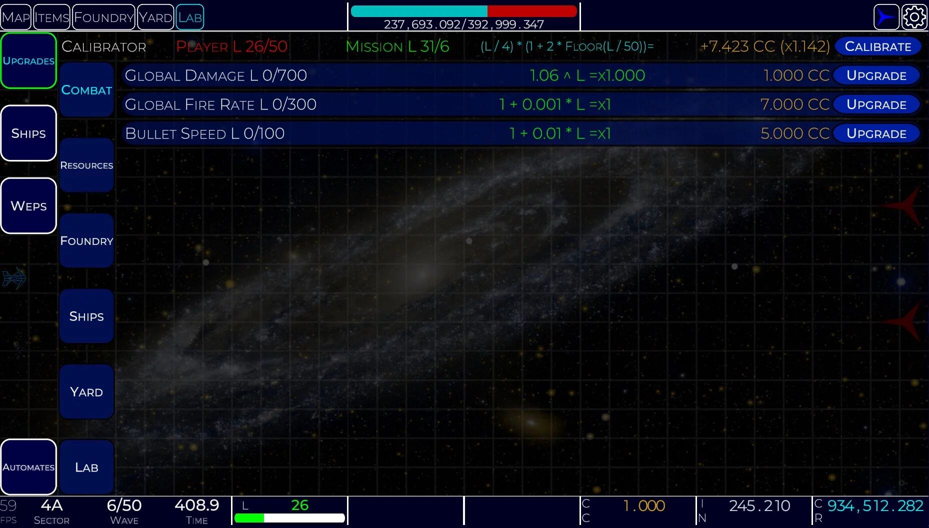 Изображение игры: Idle Space Navy
