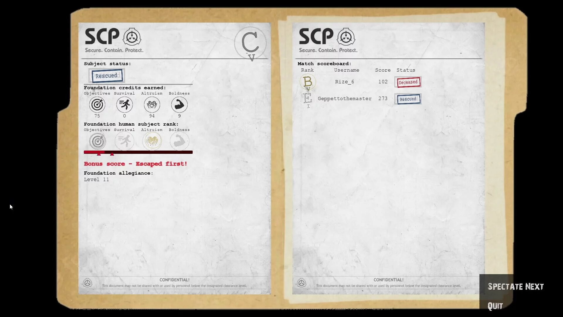 Изображение игры: SCP: Nemesi