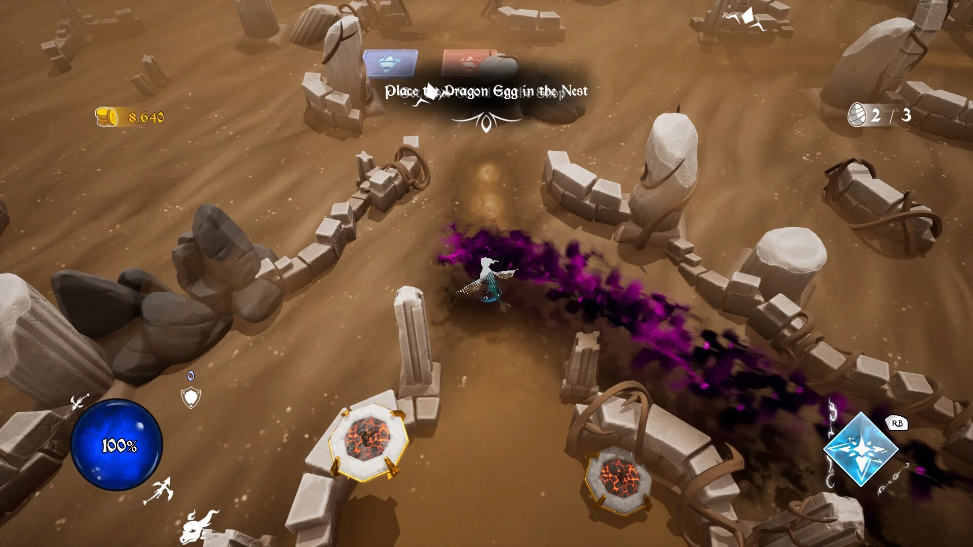 Изображение игры: Embers: Return to Dragonland
