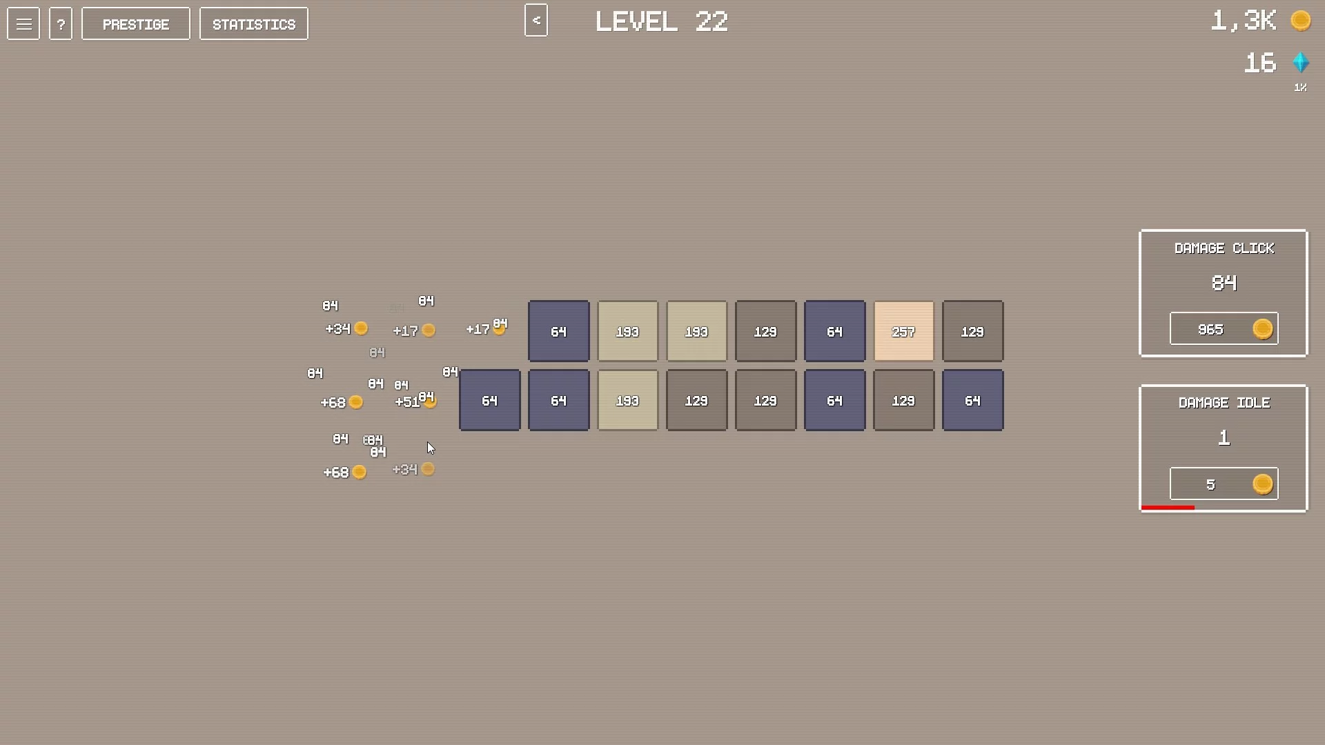 Изображение игры: Idle Blocks