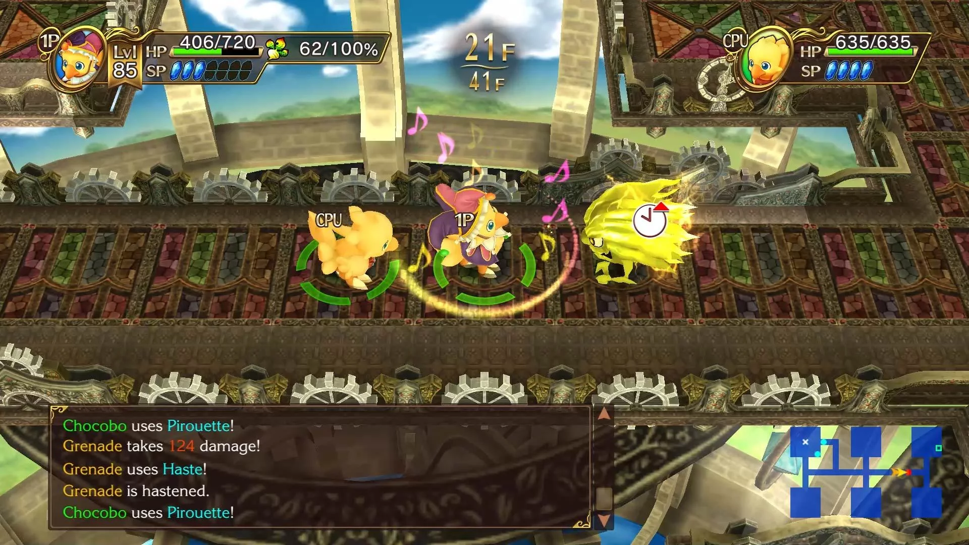 Изображение игры: Chocobo's Mystery Dungeon EVERY BUDDY!