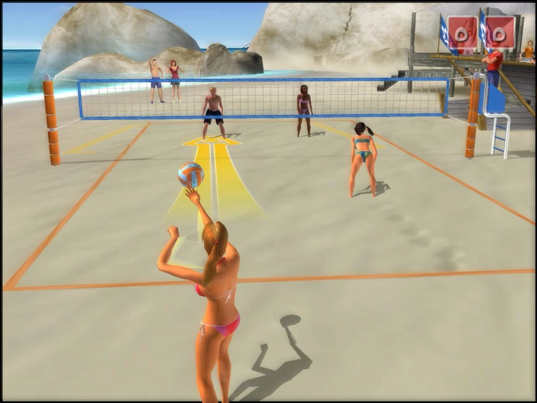 Изображение игры: Summer Heat Beach Volleyball