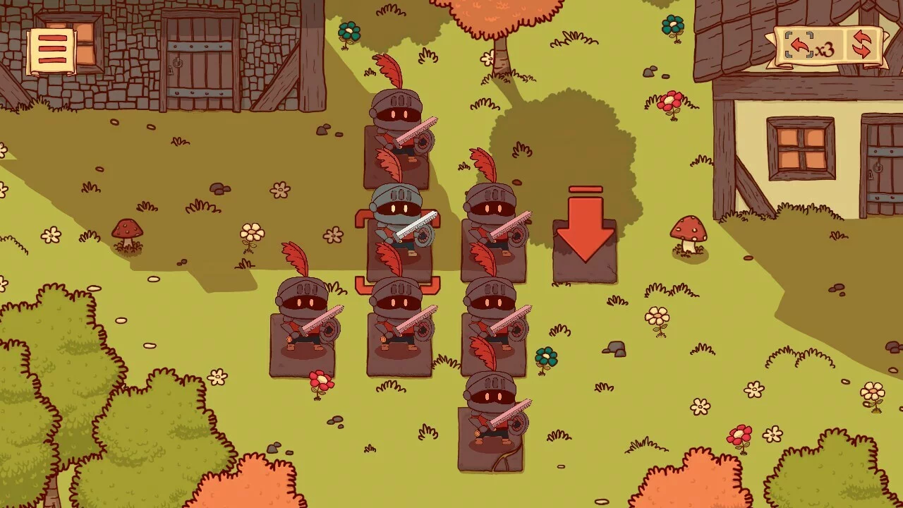 Изображение игры: The knight's path