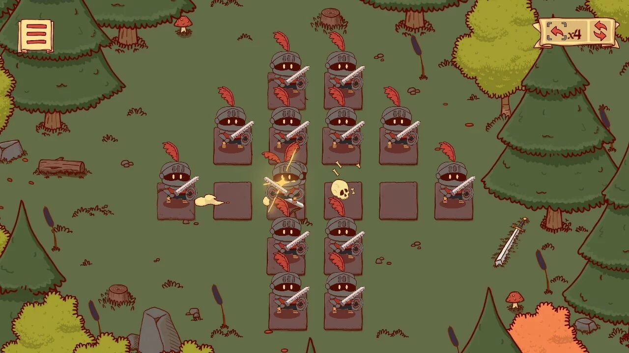 Изображение игры: The knight's path