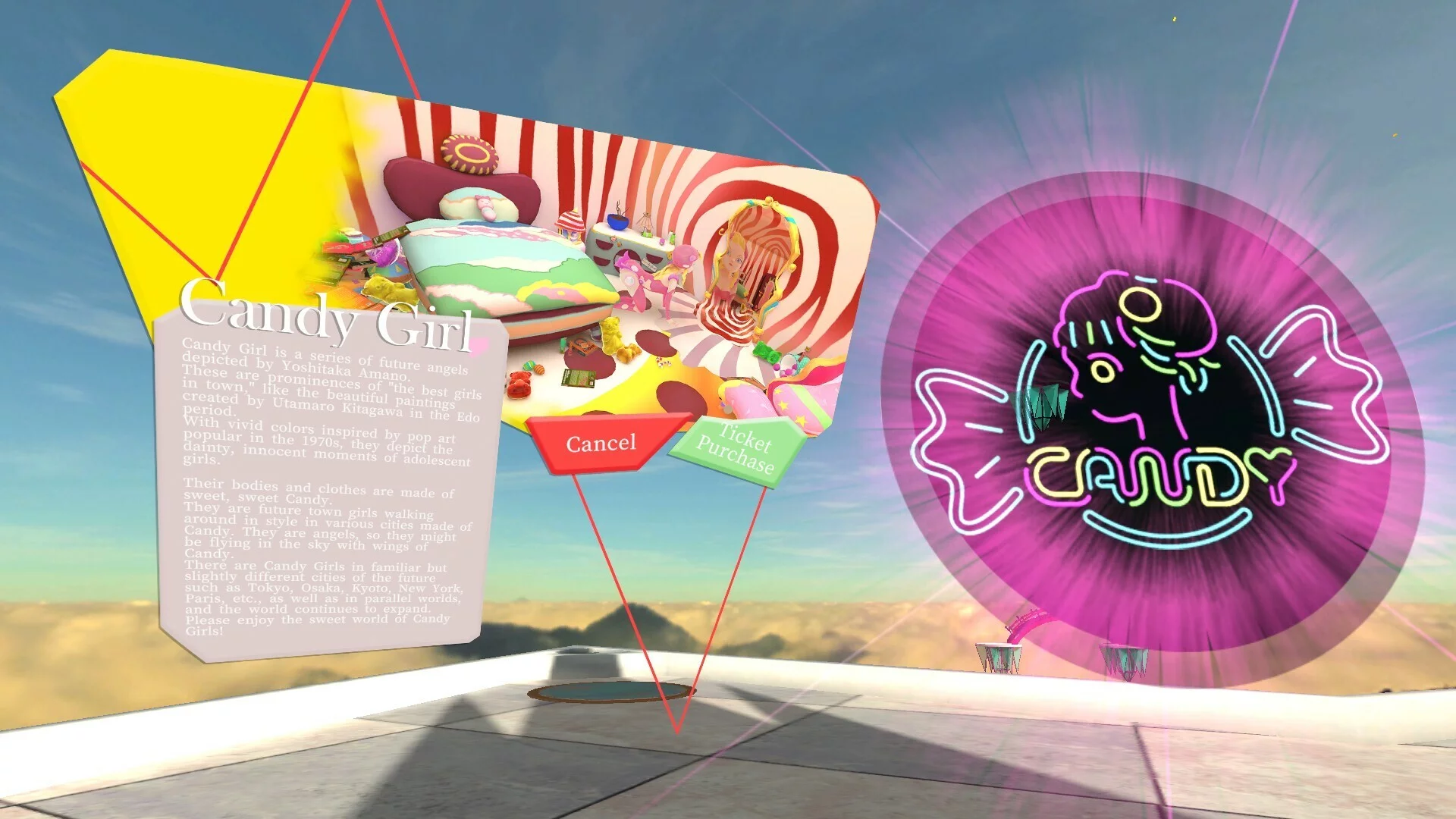 Изображение игры: Yoshitaka Amano VR Museum