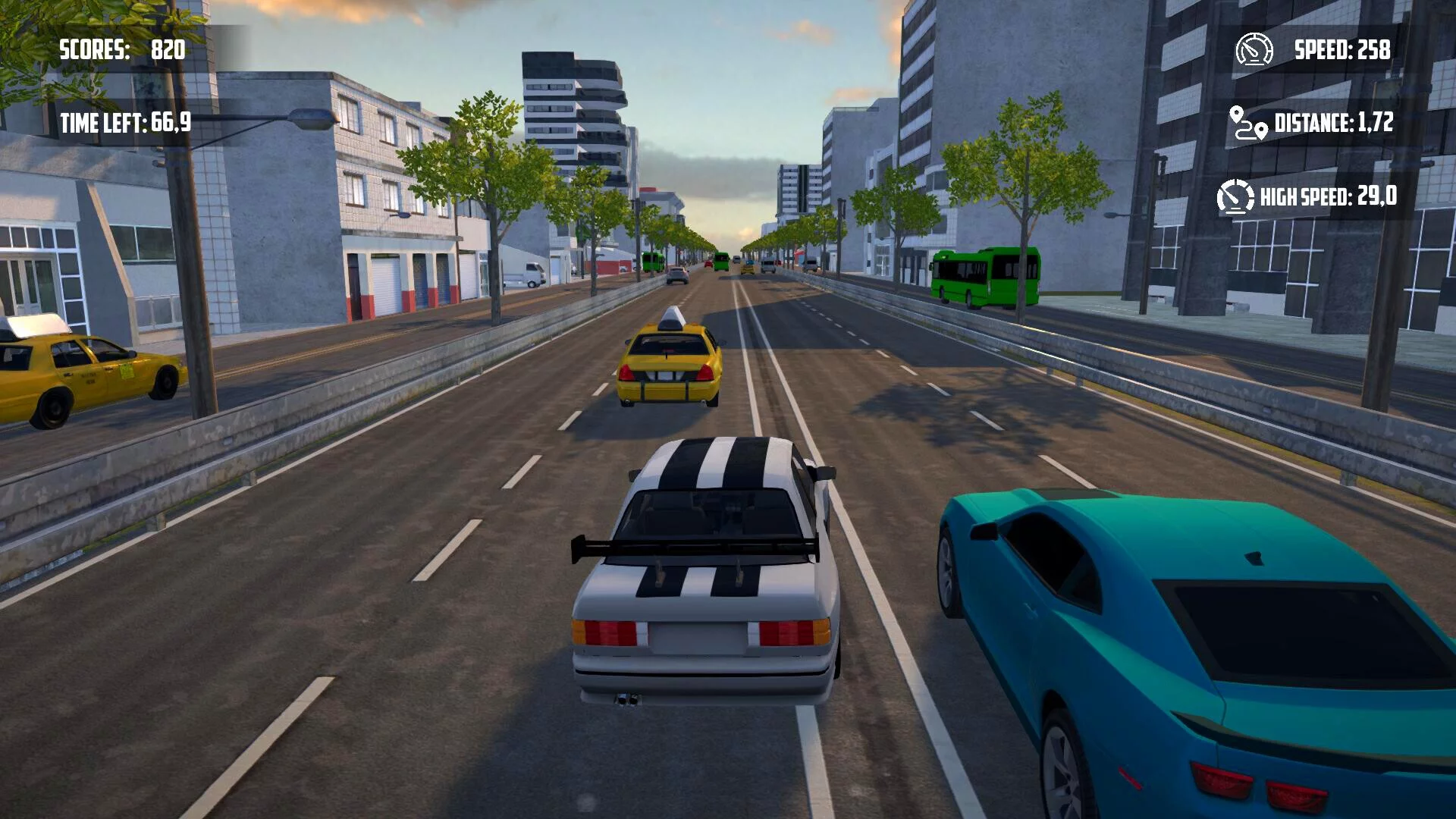 Изображение игры: Fastest Cars Traffic Racer