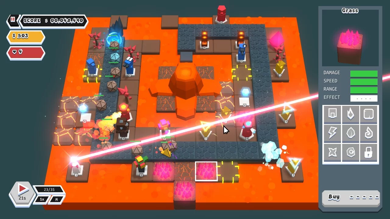 Изображение игры: Polygons Tower Defense