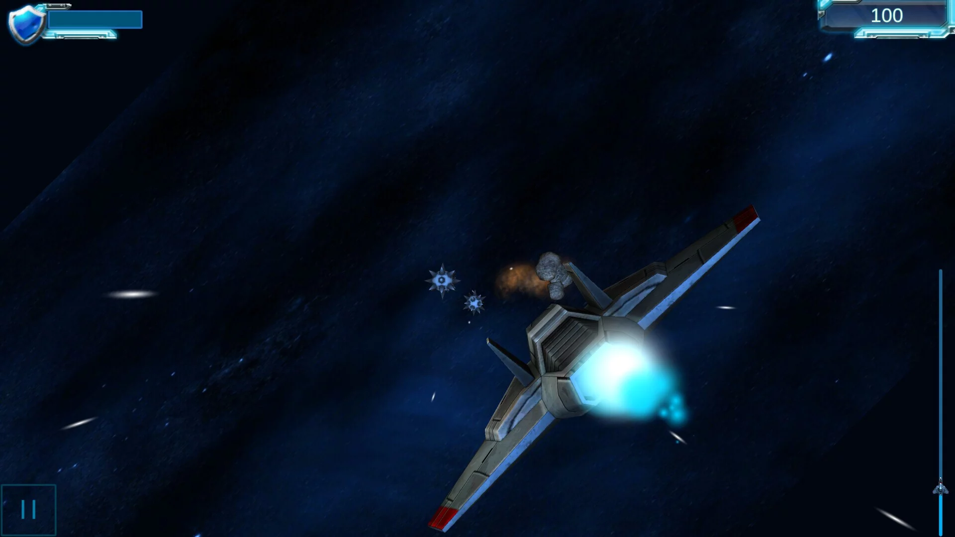 Изображение игры: Asteroids Star Fields