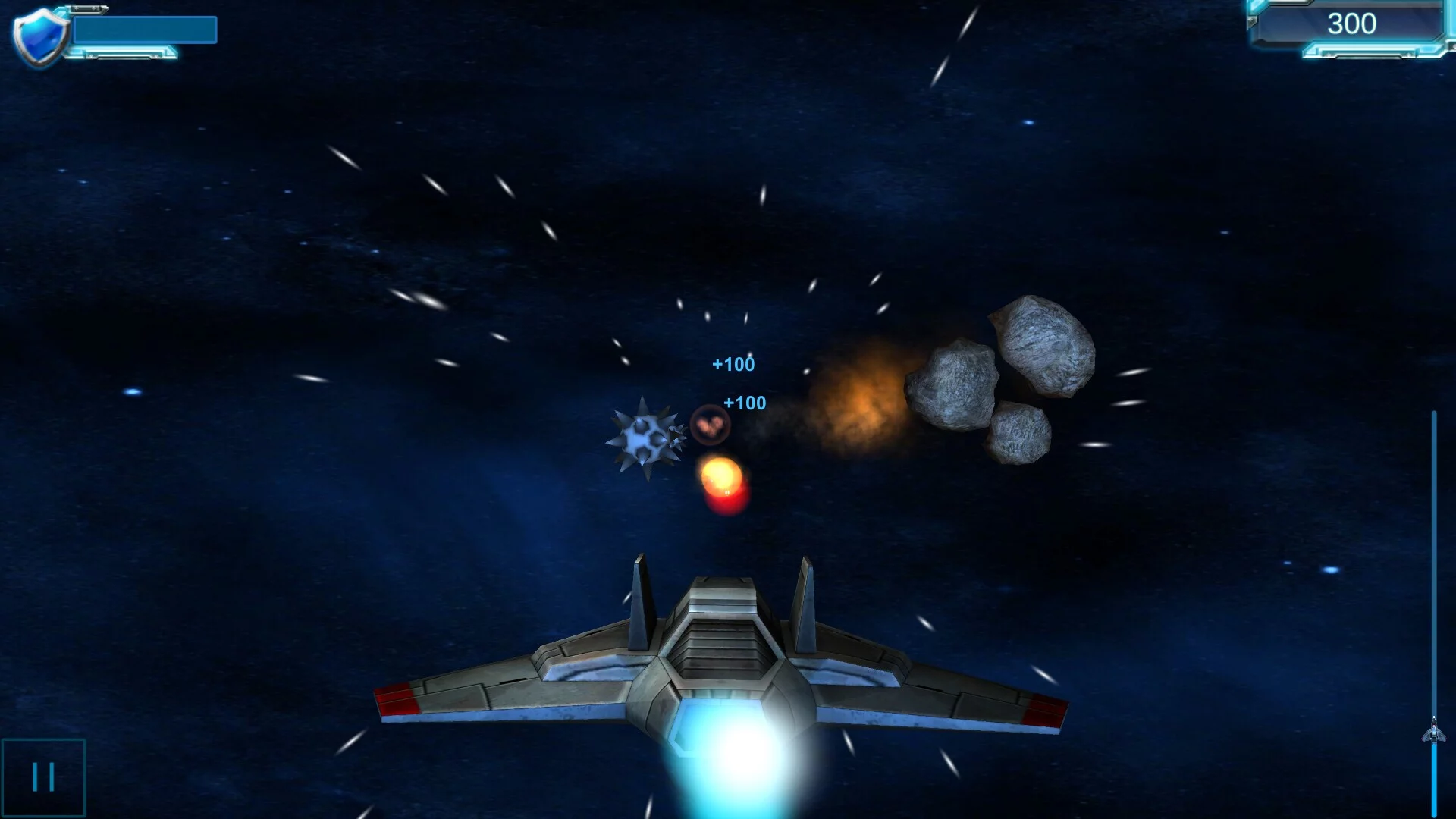Изображение игры: Asteroids Star Fields