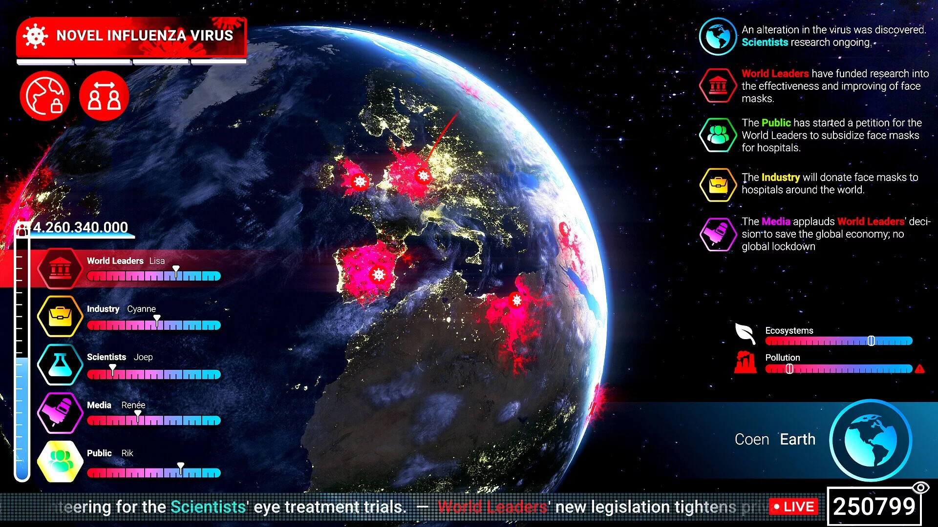 Изображение игры: Project Planet - Earth vs Humanity