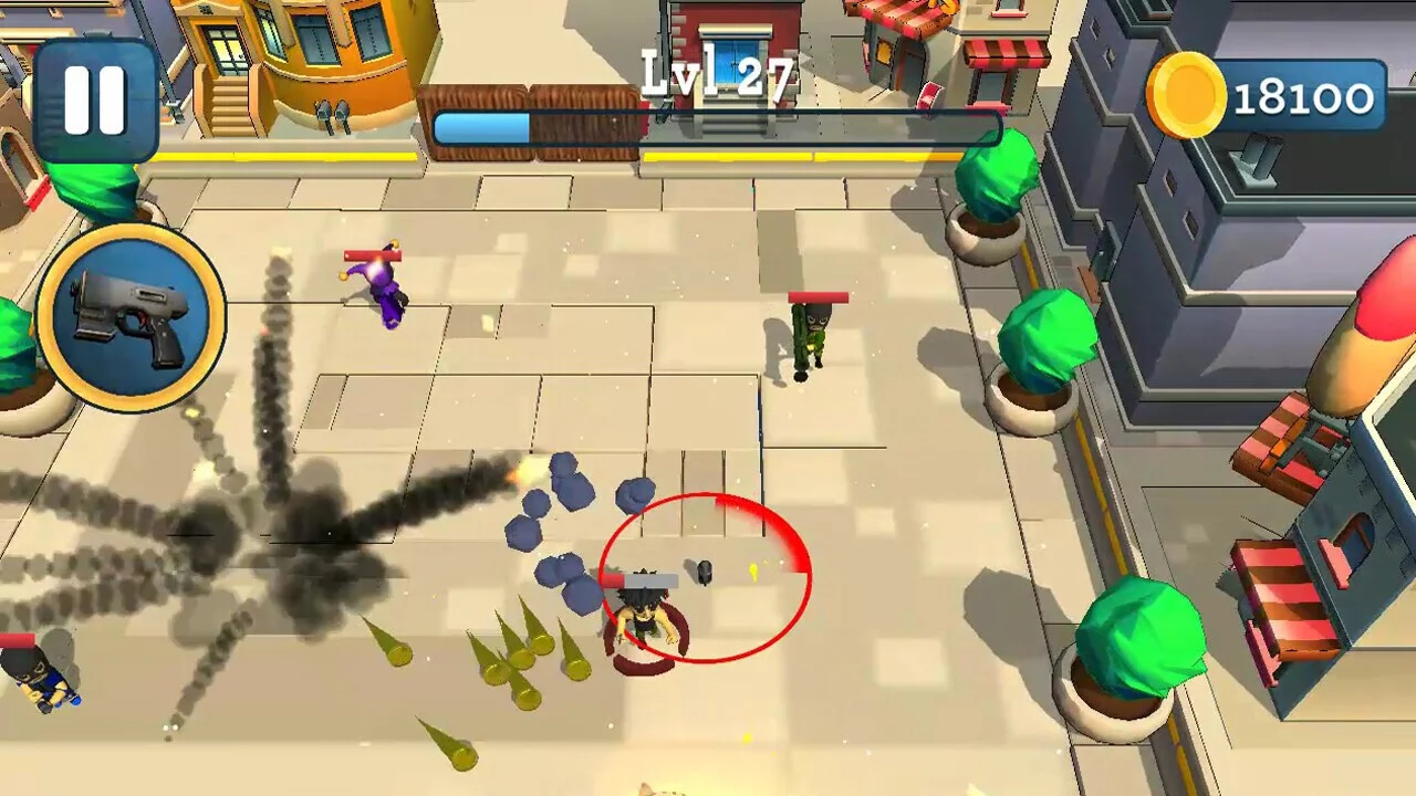 Изображение игры: Rogue City: Casual Top Down Shooter