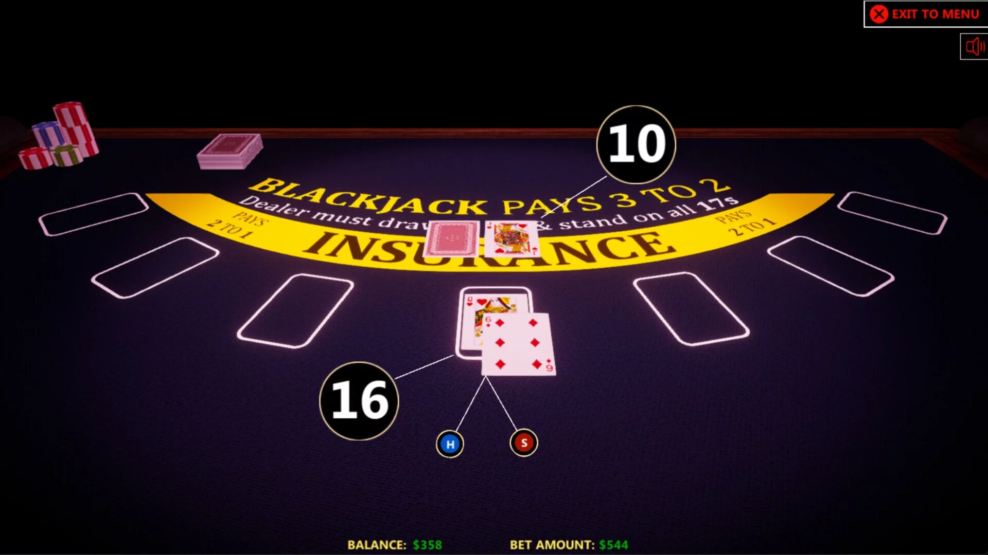 Изображение игры: Blackjack Simulator 2024