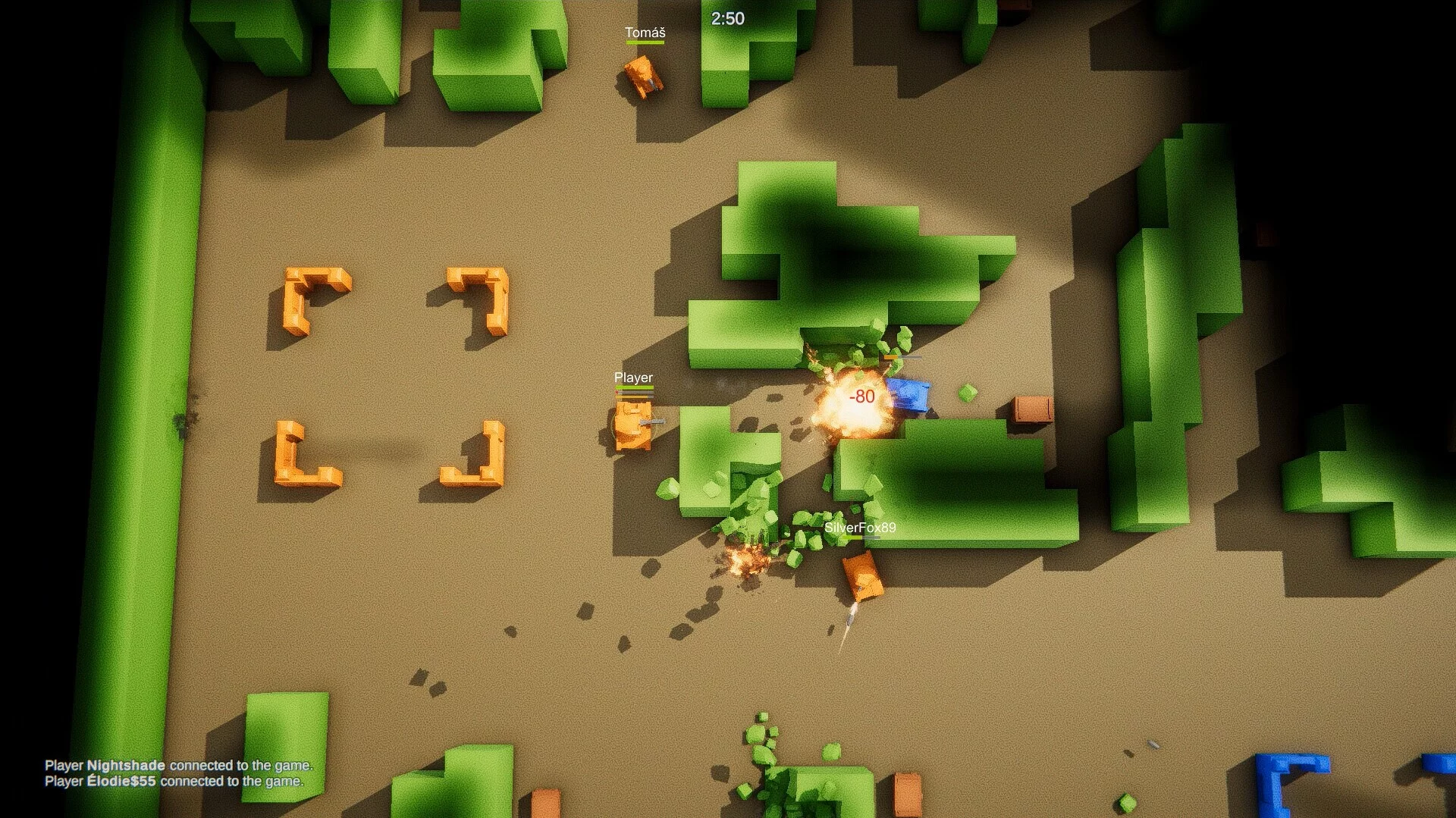 Изображение игры: The Cannon Fighters