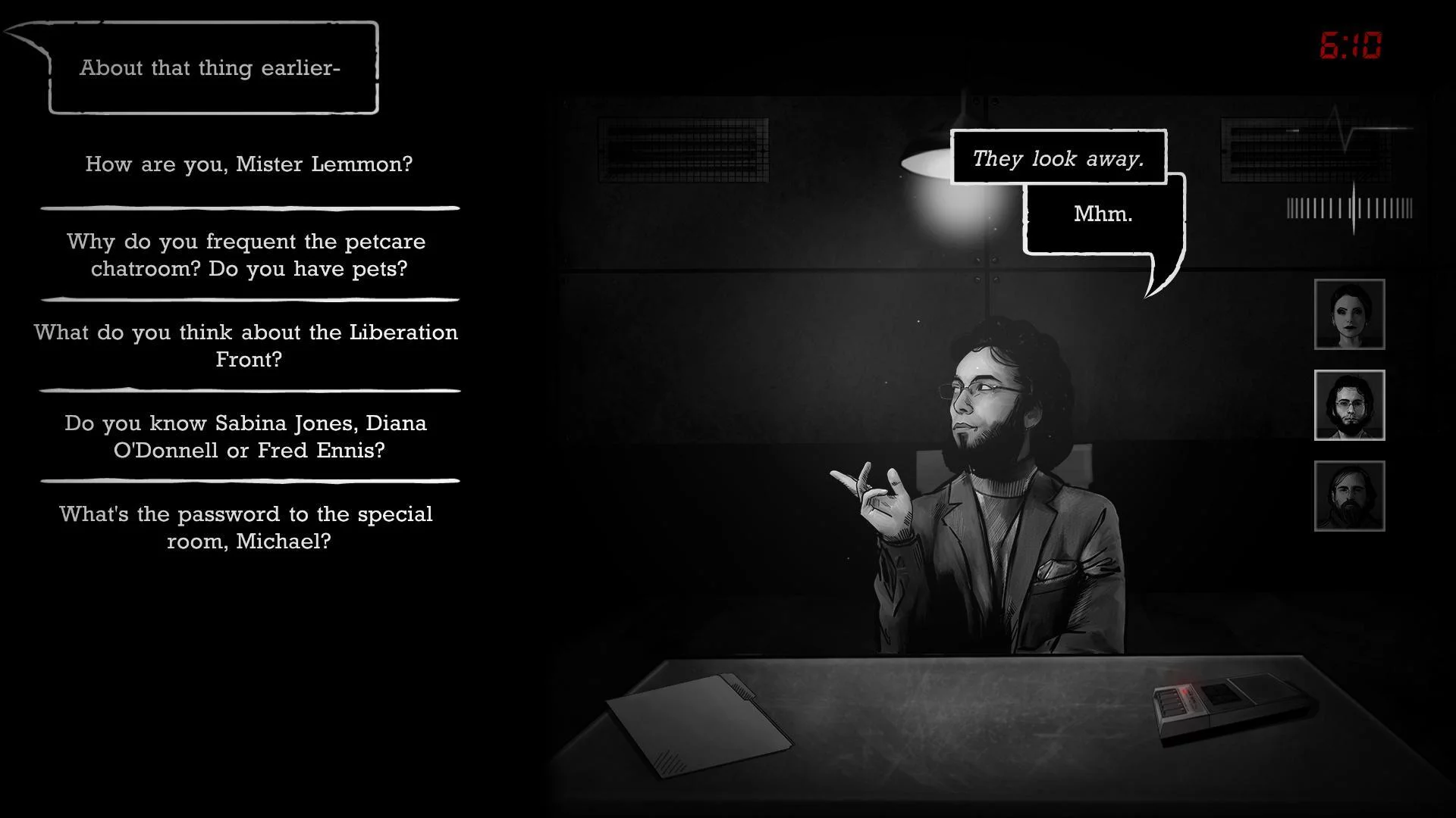 Изображение игры: Interrogation