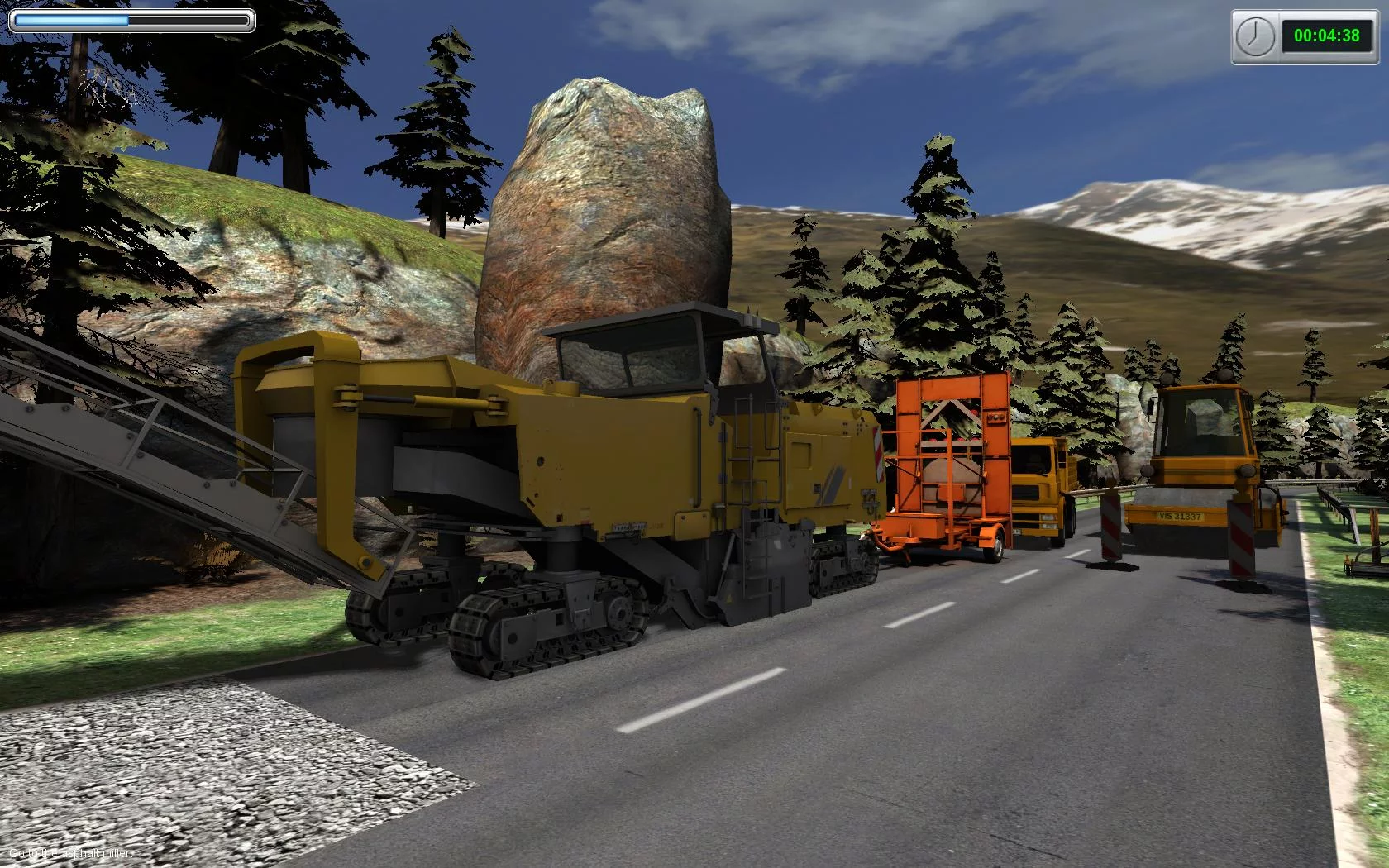 Изображение игры: Road Construction Simulator