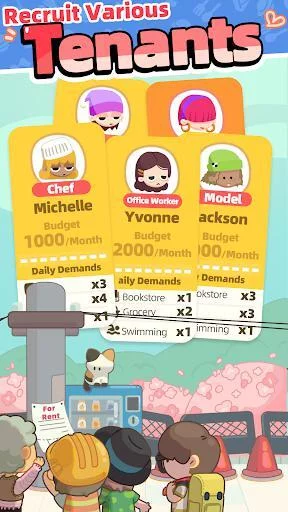 Изображение игры: Rent Please!-Landlord Sim