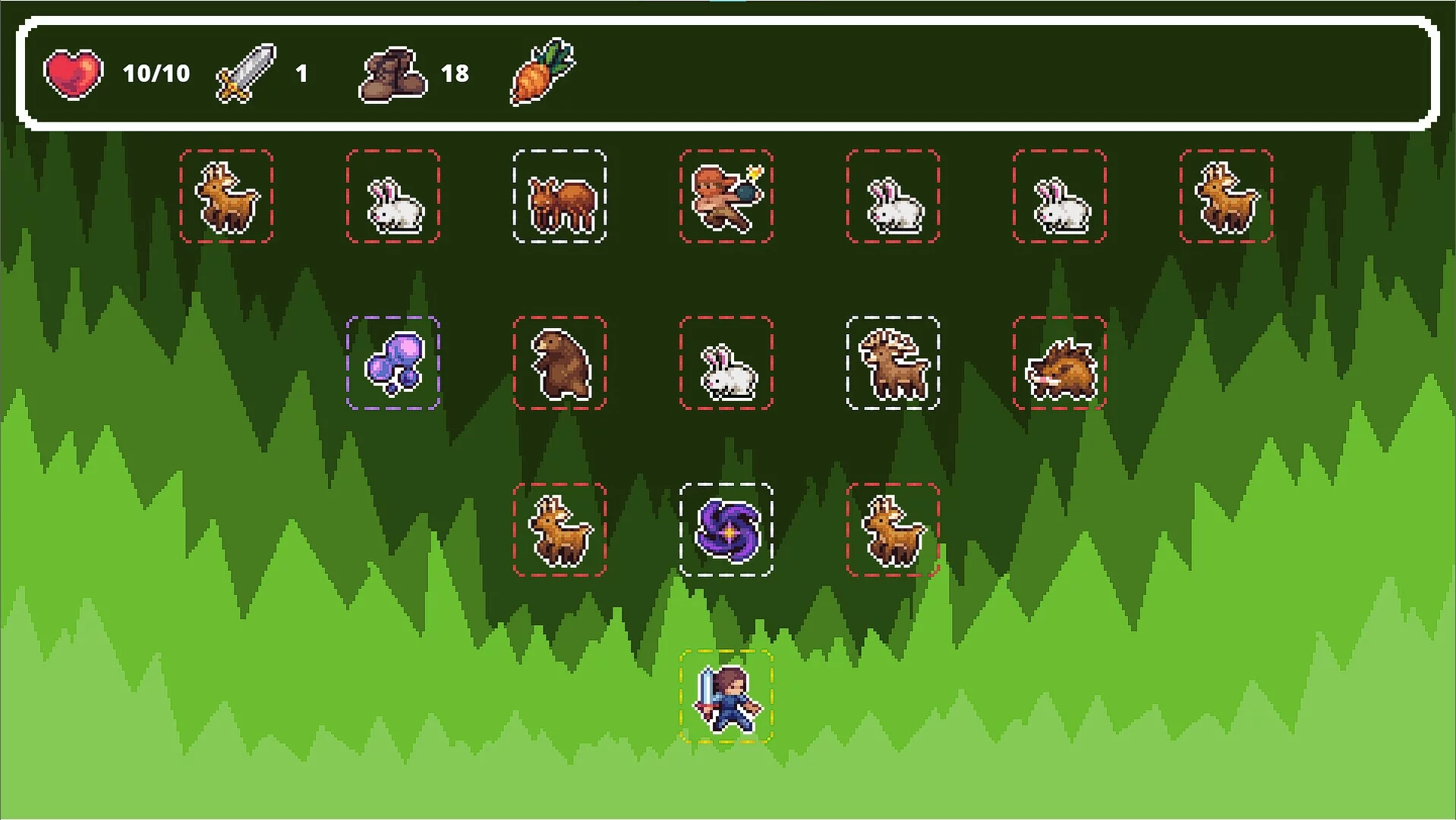 Изображение игры: Step Quest
