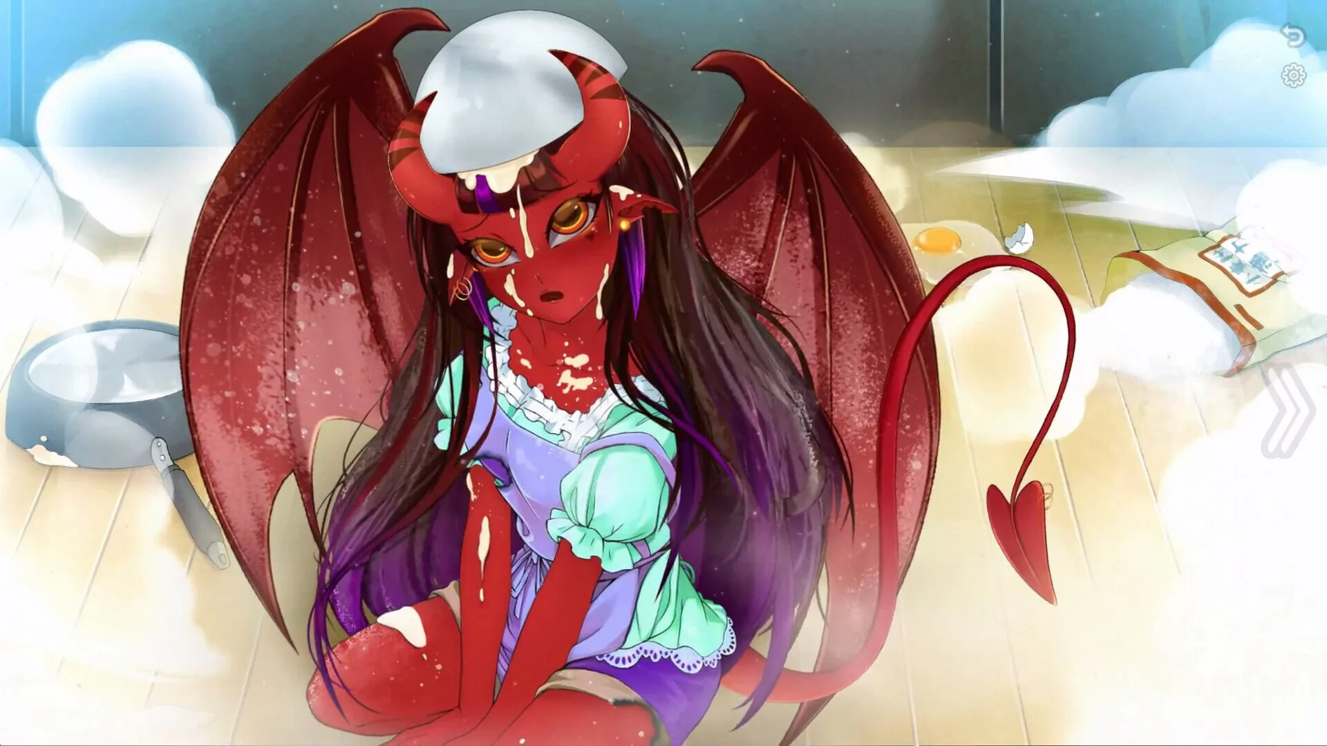 Изображение игры: Succubus's making lunch
