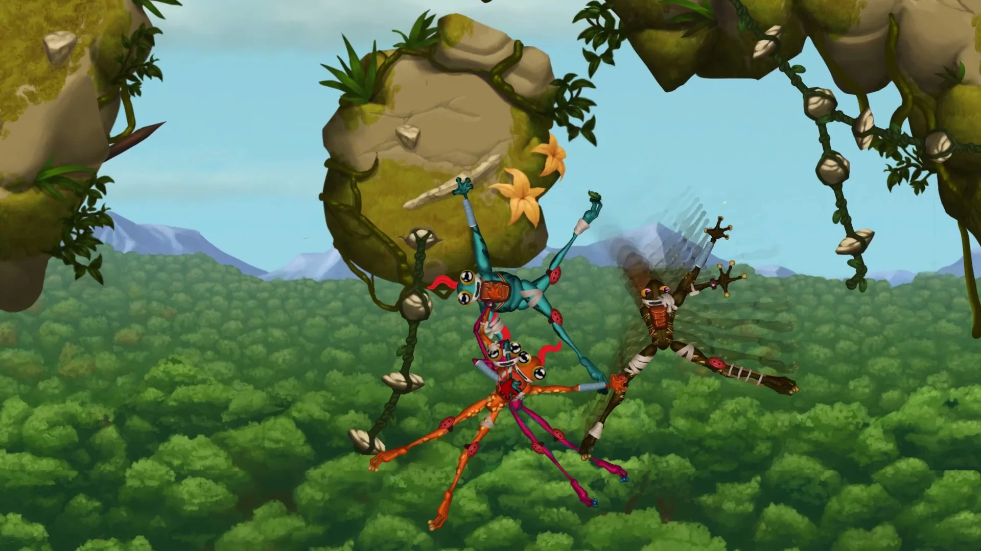 Изображение игры: Frog Climbers