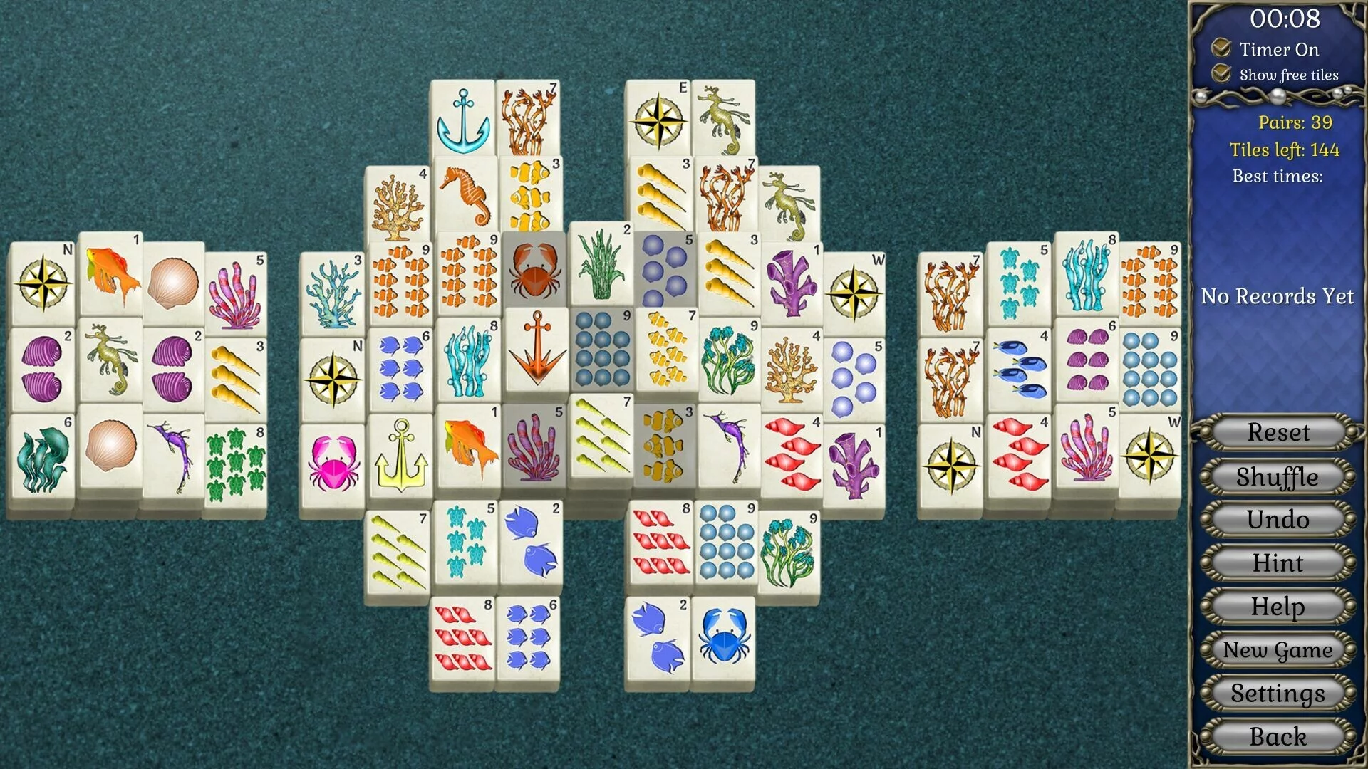 Изображение игры: Jewel Match Atlantis Solitaire 4 - Collector's Edition