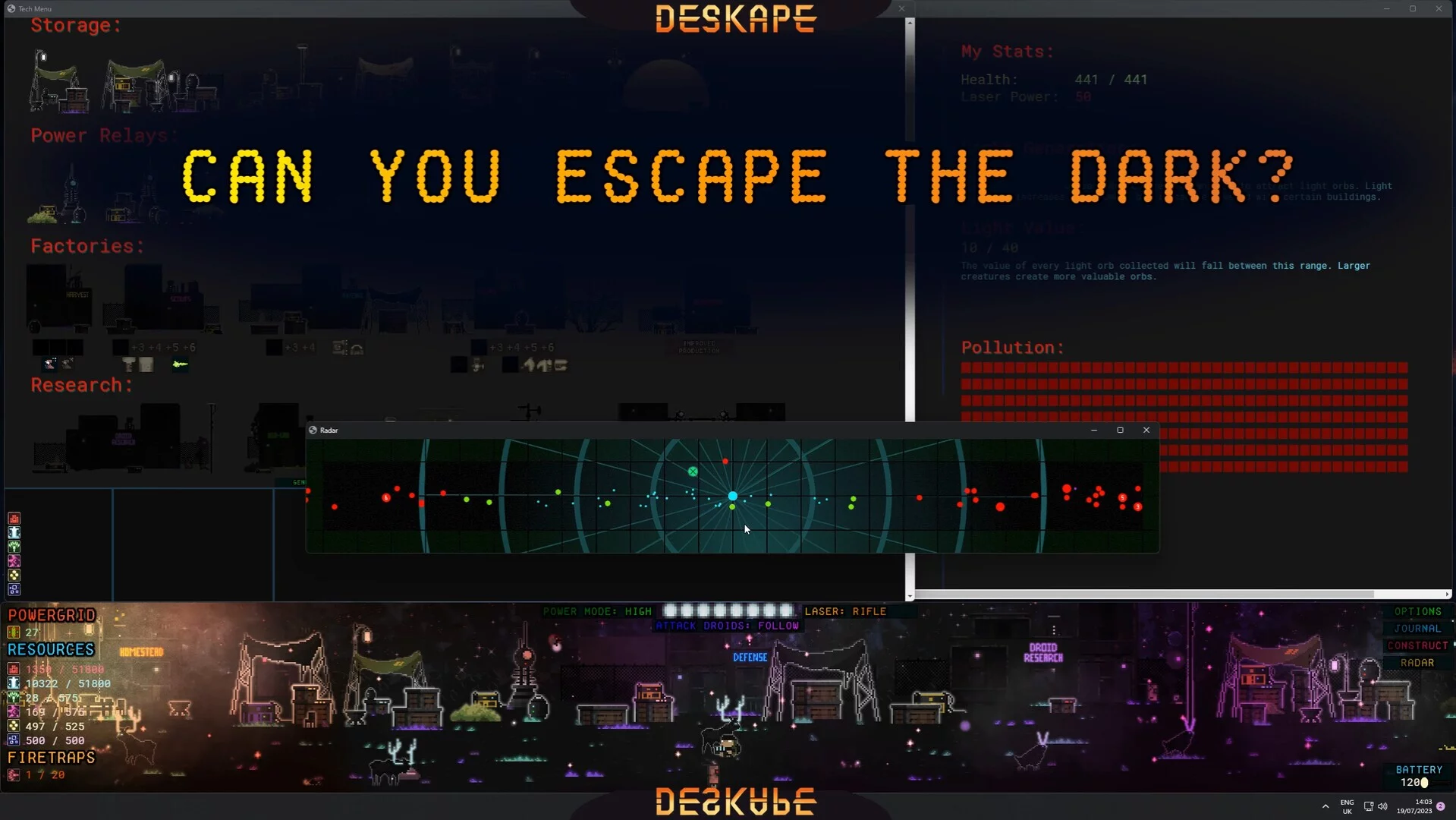 Изображение игры: dEskape