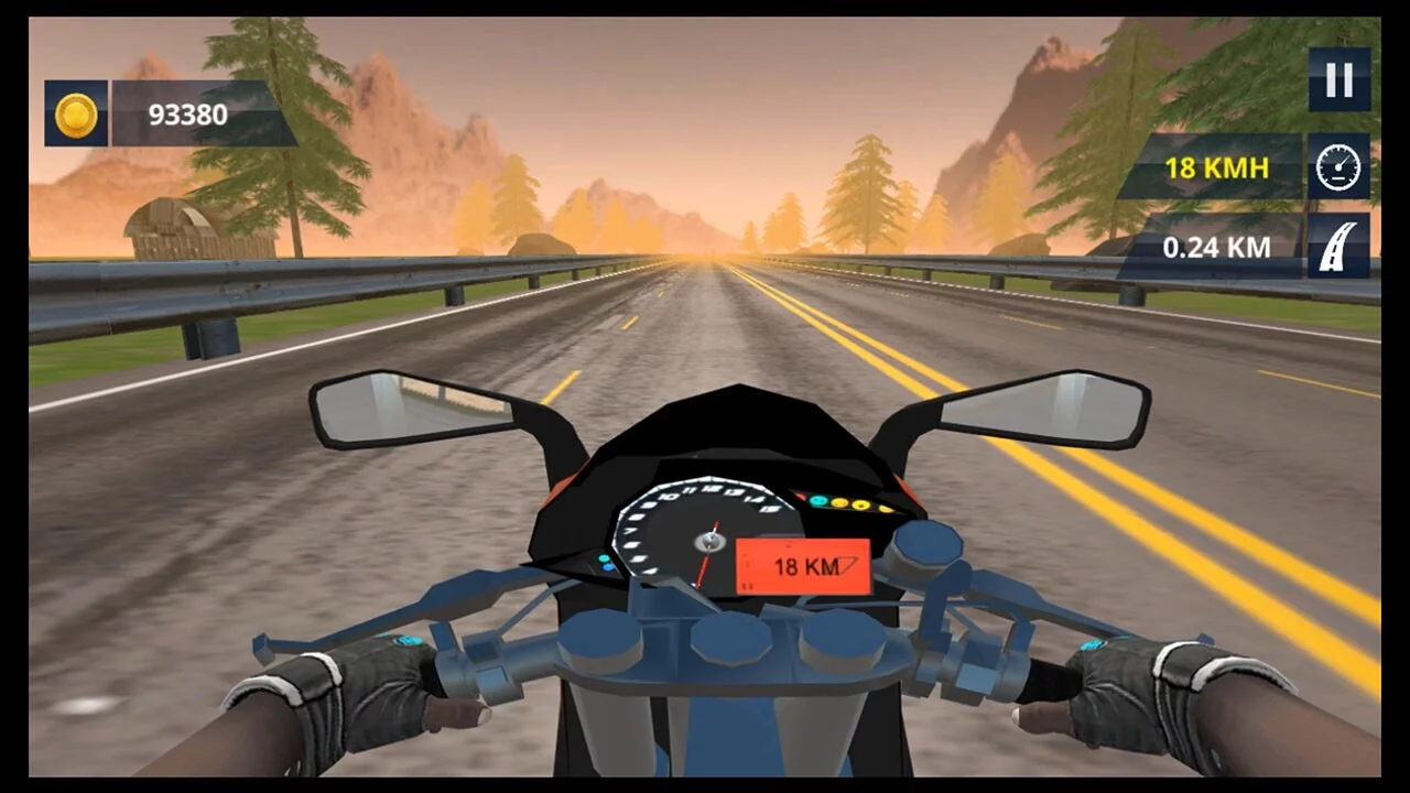 Изображение игры: Road Motorcycle