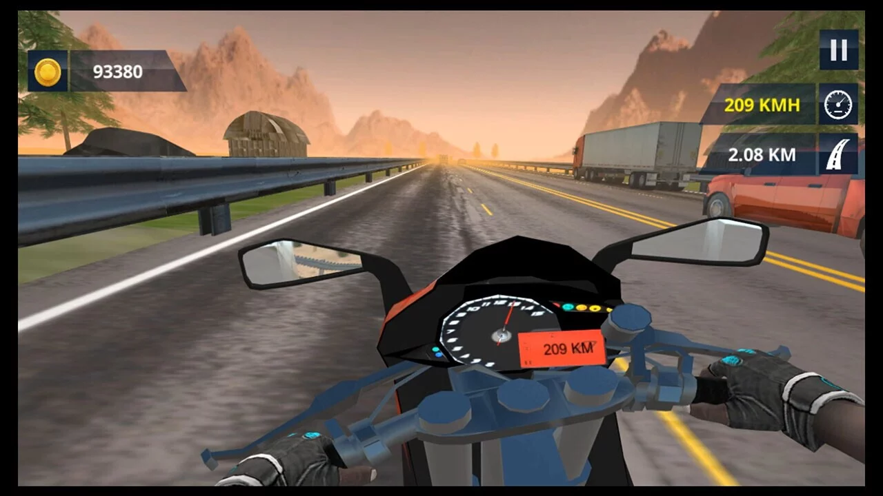 Изображение игры: Road Motorcycle
