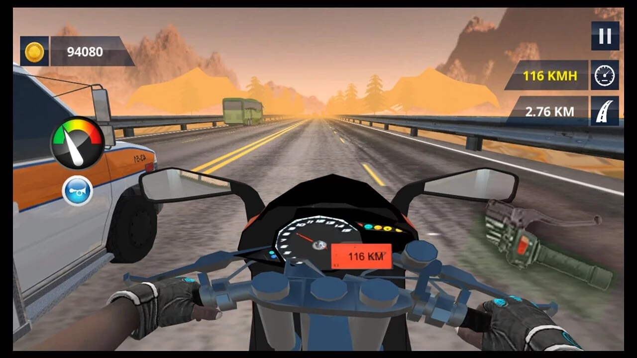 Изображение игры: Road Motorcycle