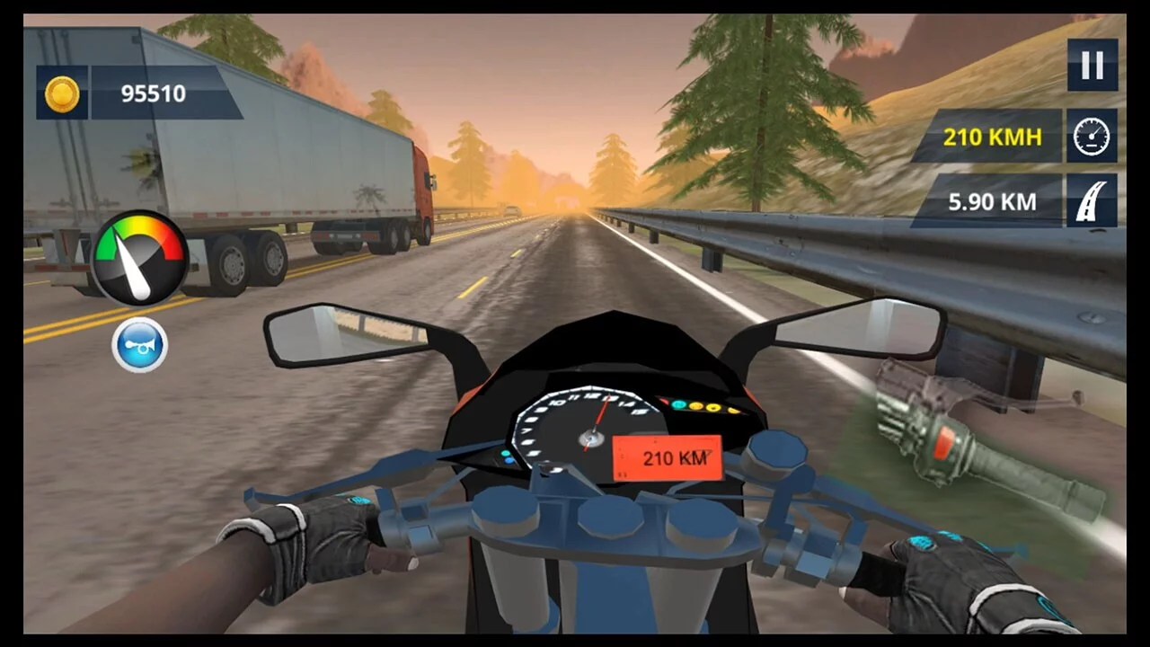 Изображение игры: Road Motorcycle