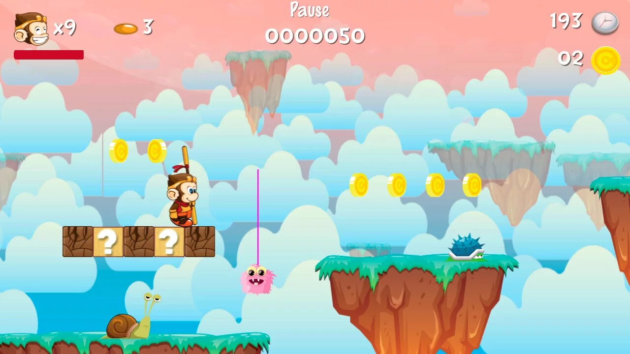 Изображение игры: Little Monkey King's Big Quest