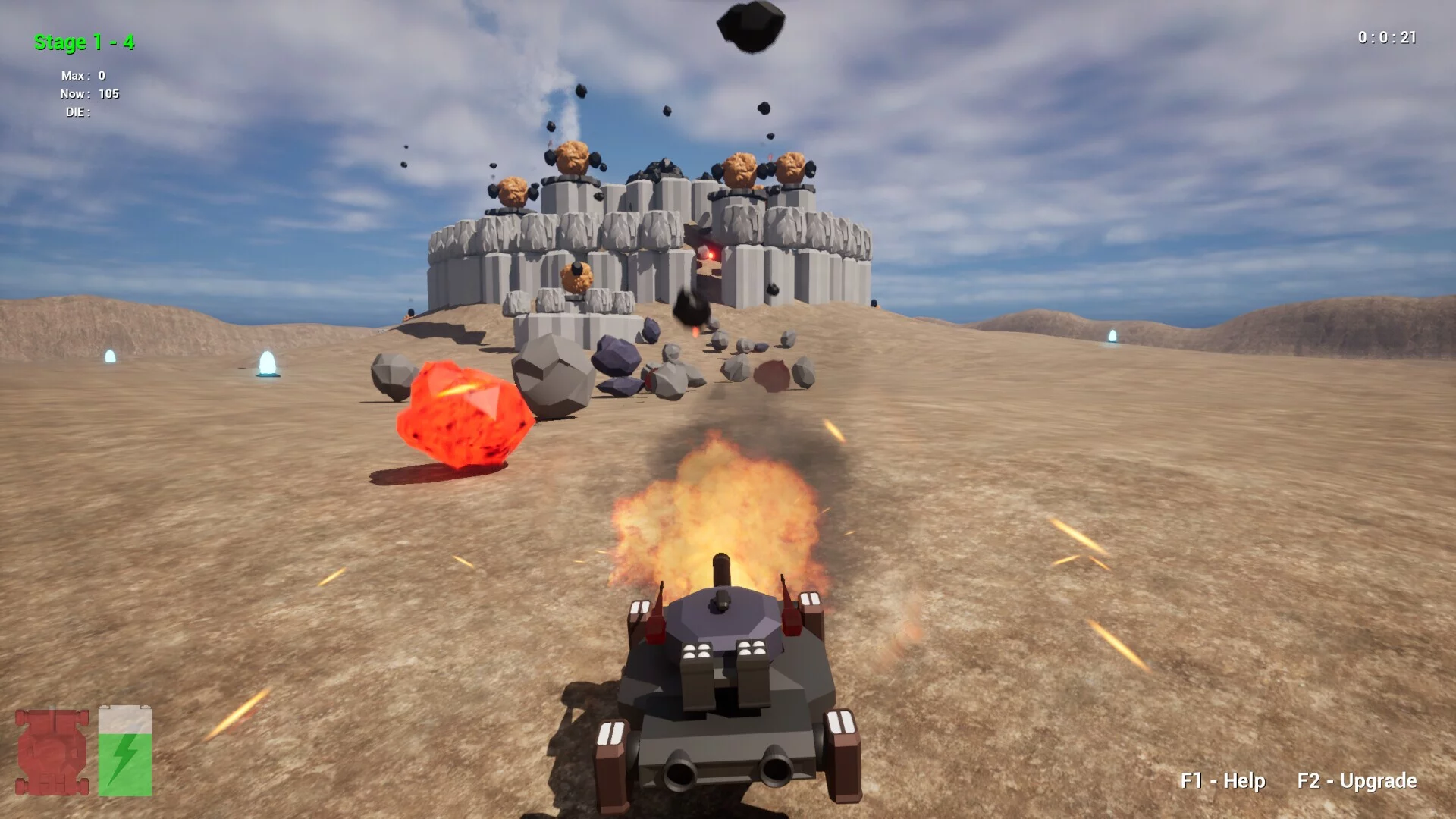 Изображение игры: Hover Shooting Defence
