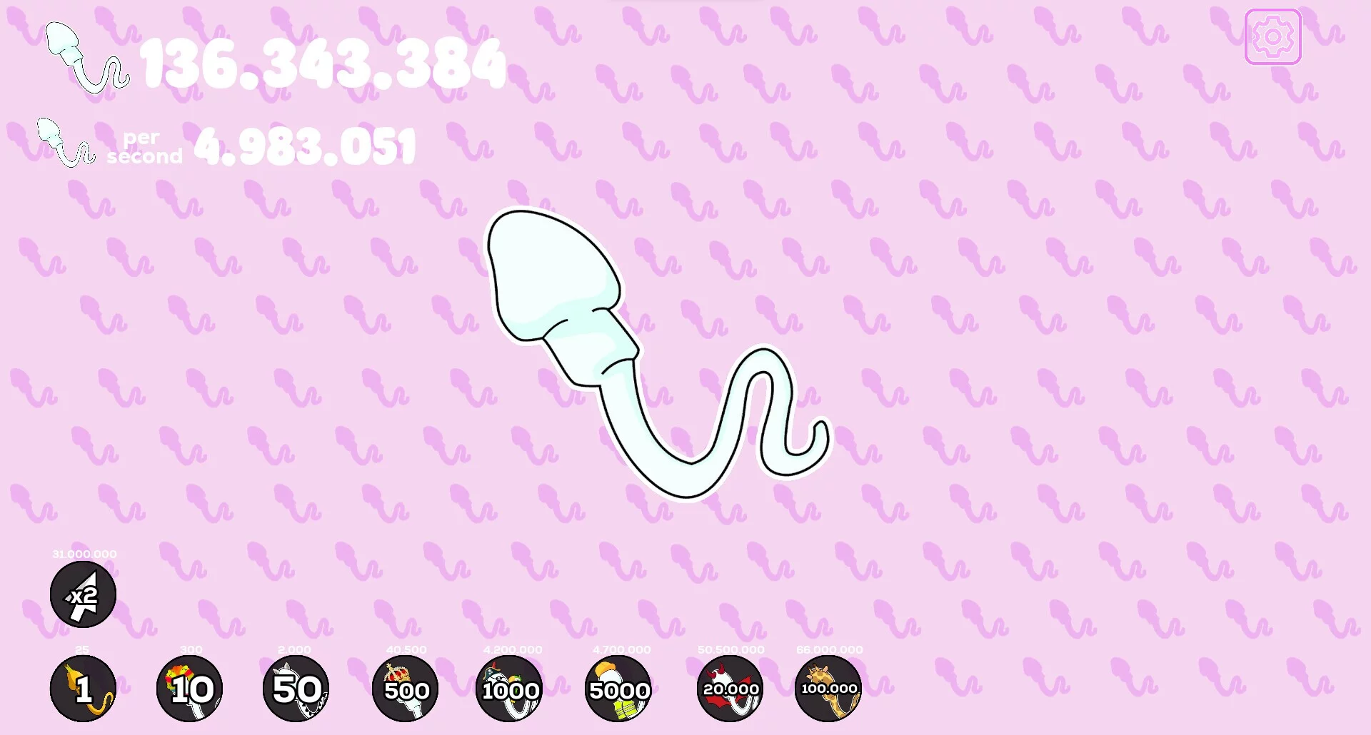 Изображение игры: Cum Clicker