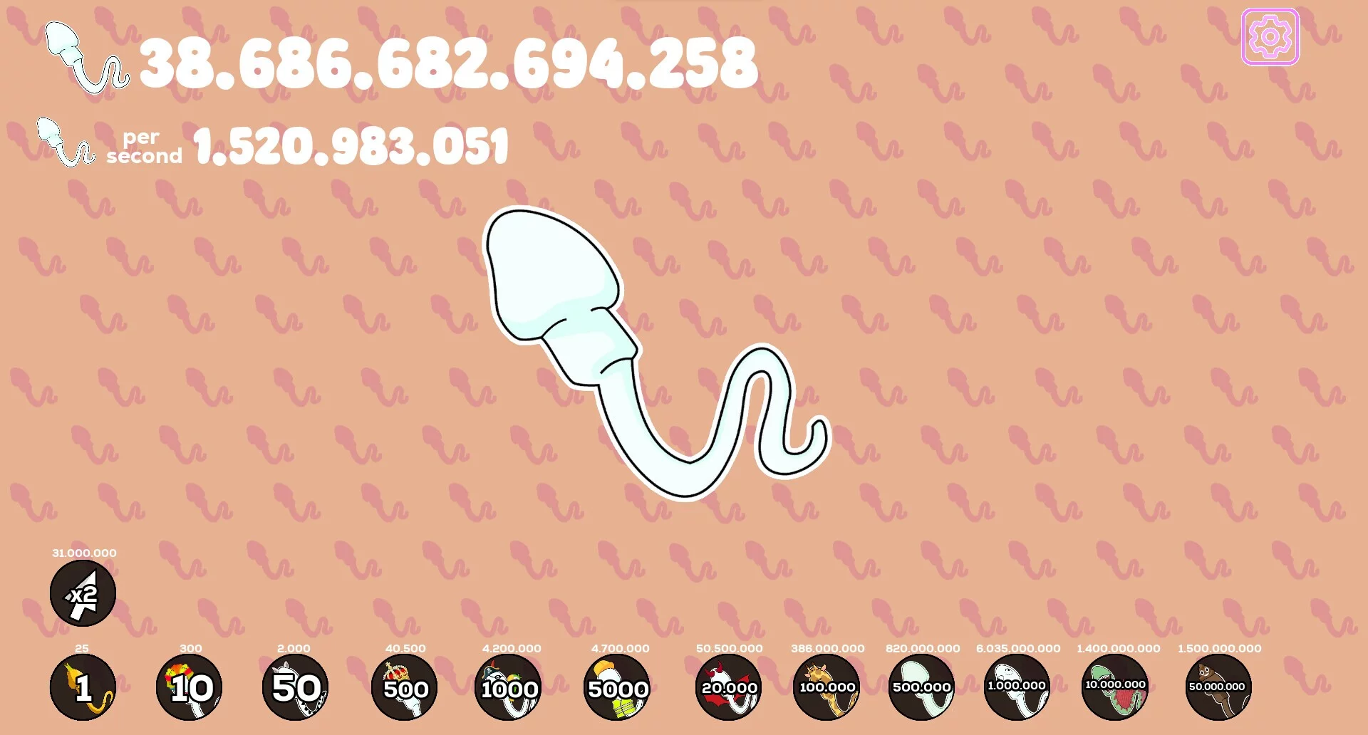 Изображение игры: Cum Clicker