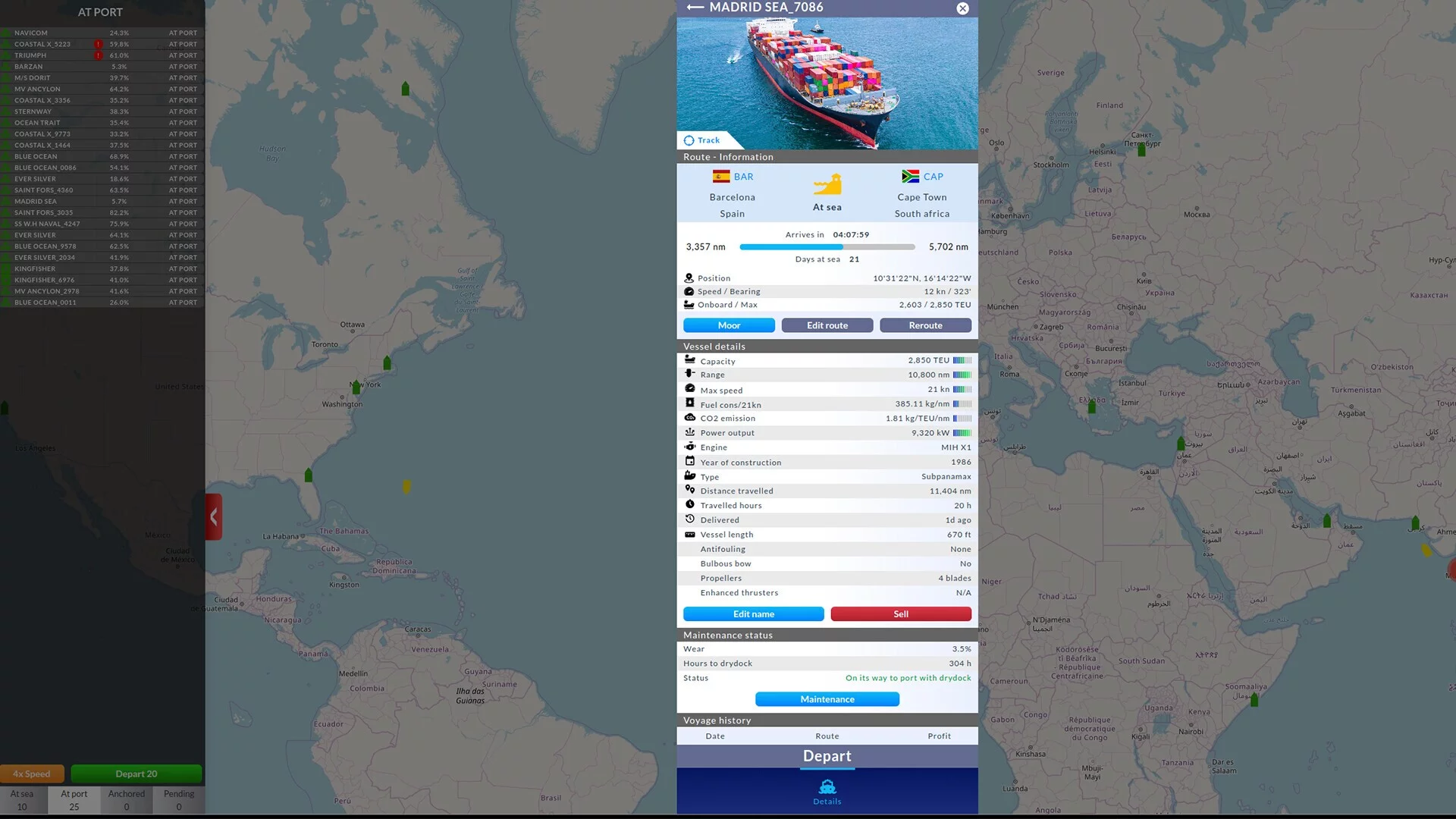 Изображение игры: Shipping Manager