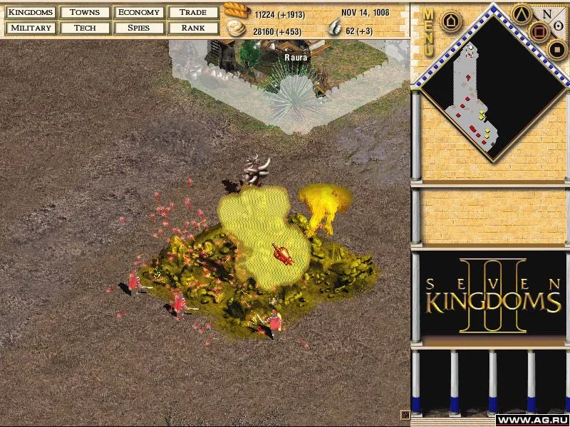 Изображение игры: Seven Kingdoms 2: The Fryhtan Wars