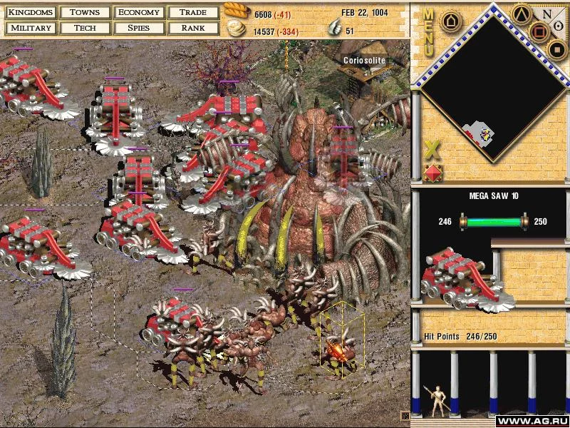 Изображение игры: Seven Kingdoms 2: The Fryhtan Wars